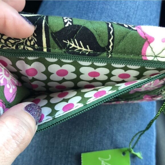 New Vera Bradley Euro Wallet Olivia Pink - Picture 7 of 8